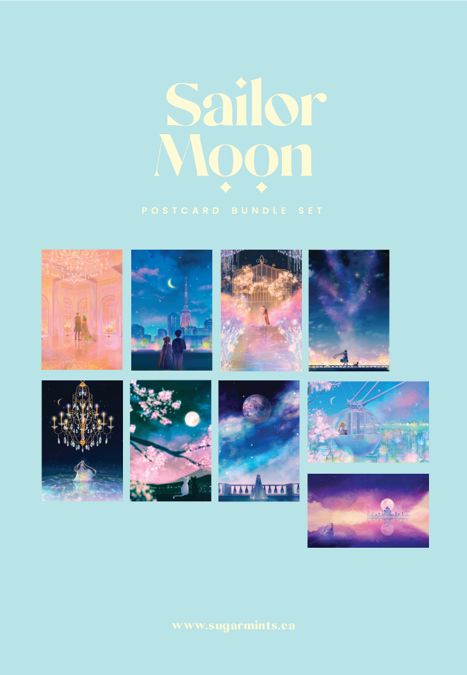 Sailormoon Postcard Bundle Set