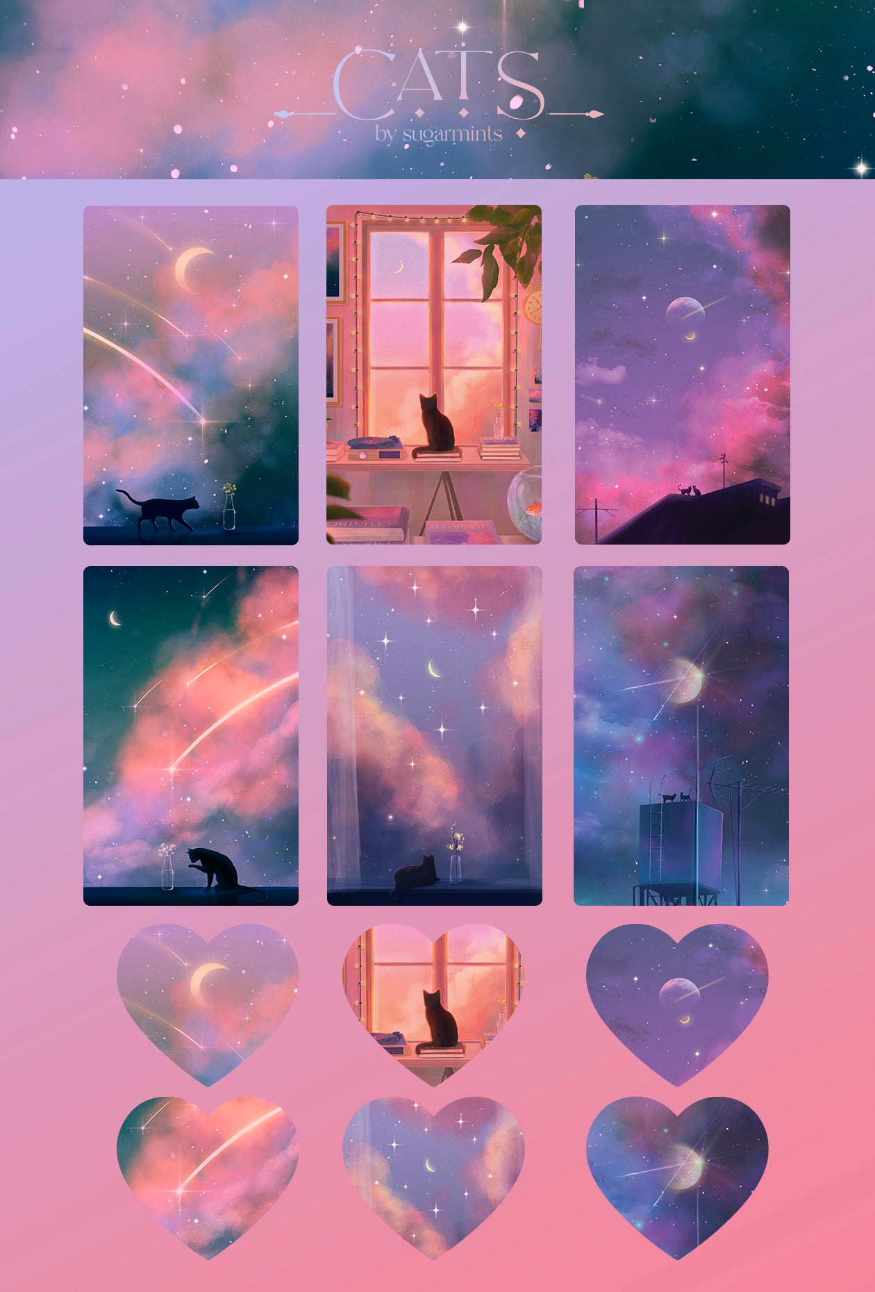 Choose Any 4 Sticker Sheets Set