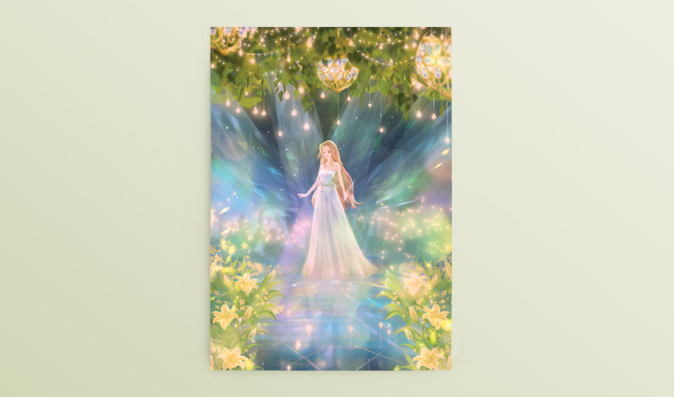 Postcard: Aerith (White Dress Ver)