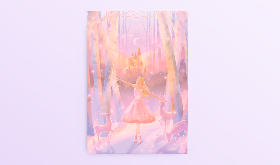 Postcard: Barbie Nutcracker