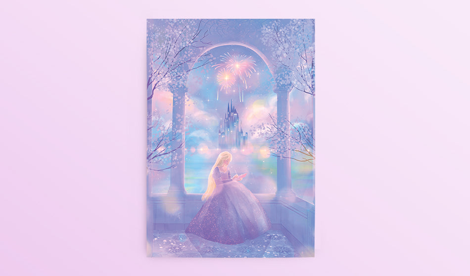 Postcard: Barbie Rapunzel