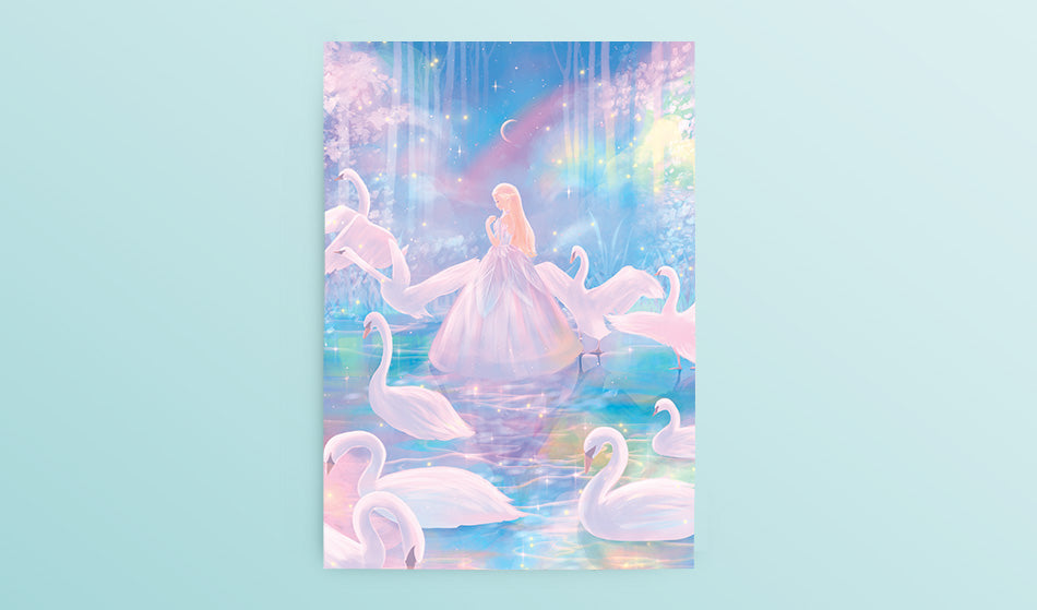 Postcard: Barbie Swan Lake