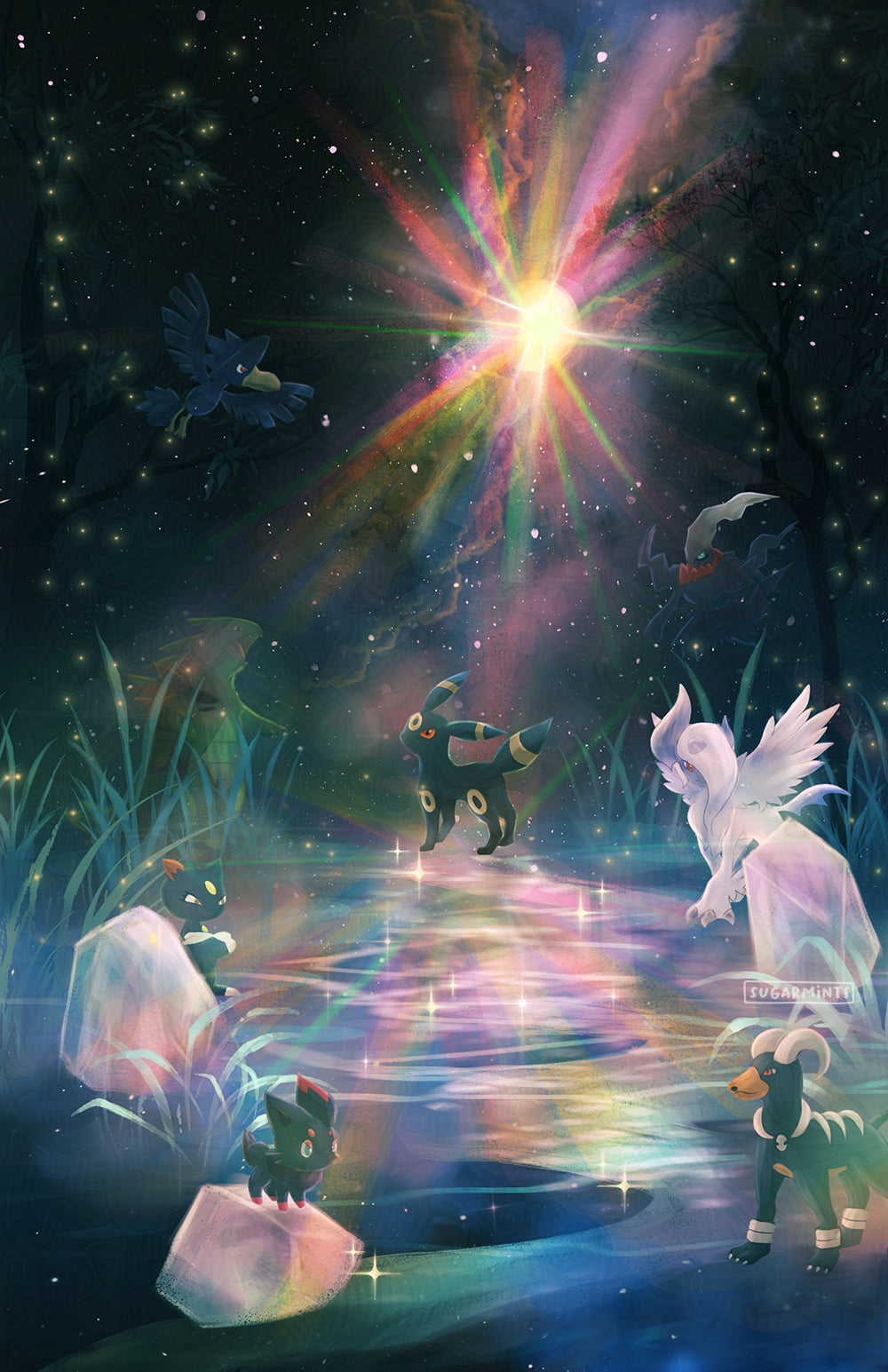 Poster: Dark Type Pokemon