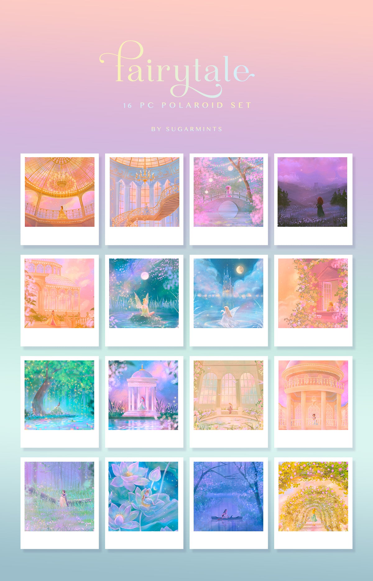 Fairytale Princess Polaroid Set