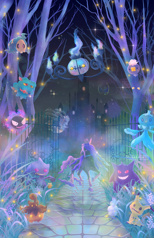 Postcard: Ghost Type Pokemon