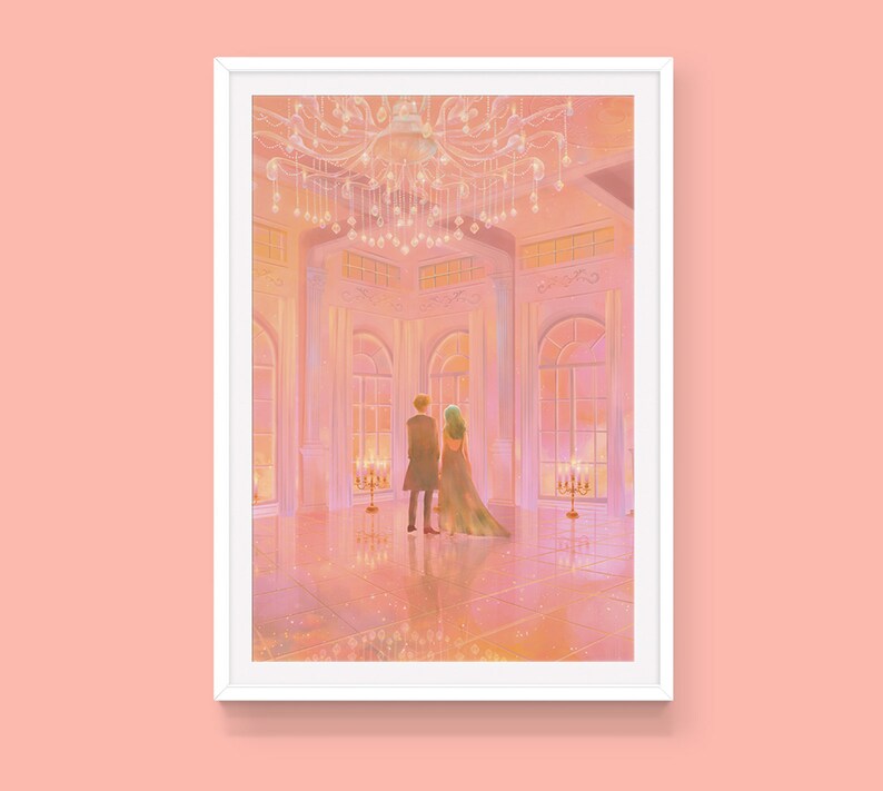 Sailor Moon Poster: Neptune and Uranus Ballroom