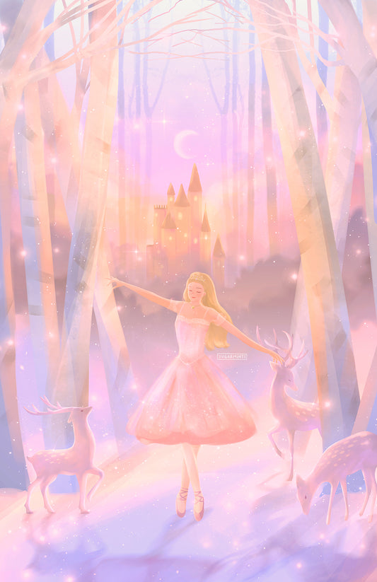 Postcard: Barbie Nutcracker