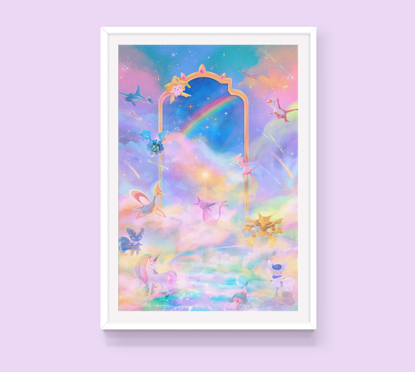 Poster: Psychic Type Pokemon
