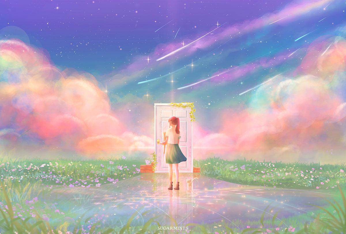 Anime Scenes Postcard Bundle Set