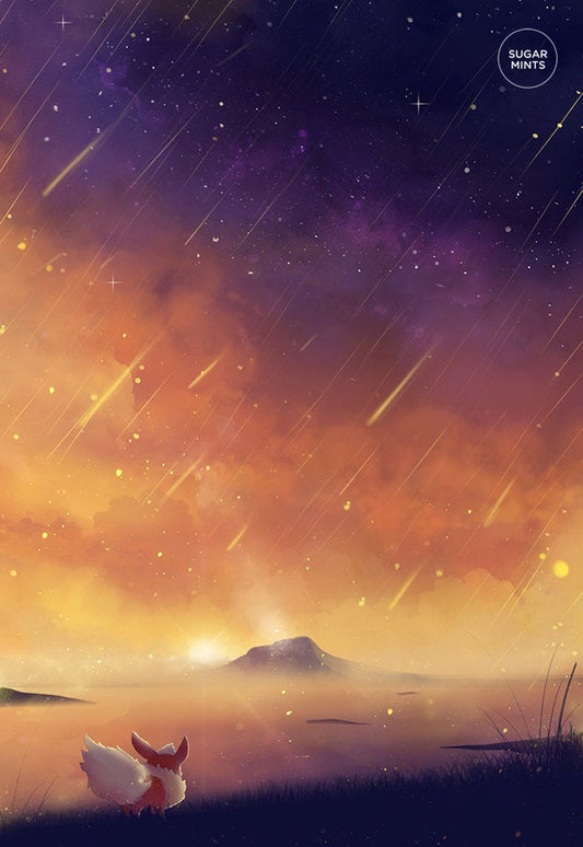 Postcard: Flareon - Sugarmints Artstore