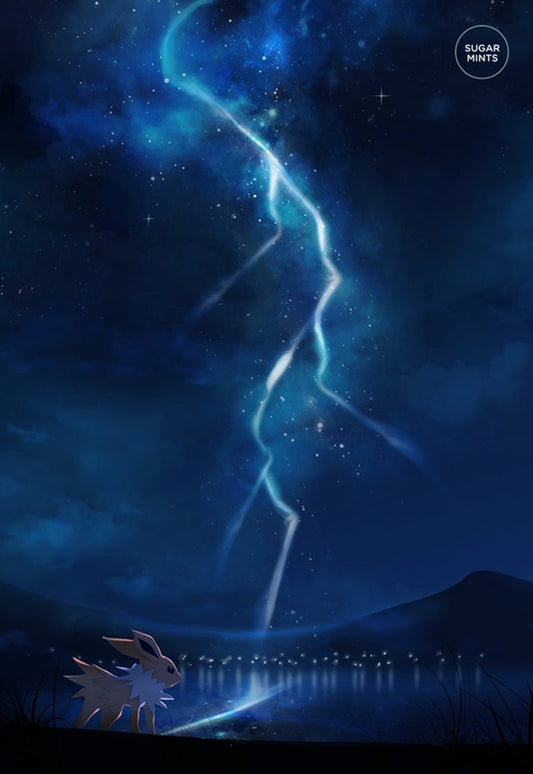 Postcard: Jolteon - Sugarmints Artstore