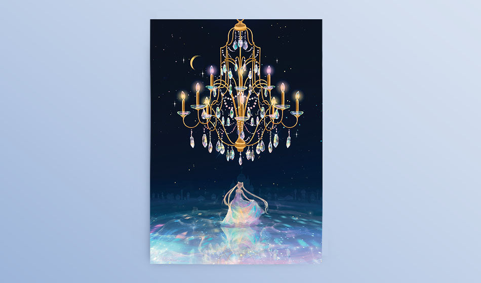 Postcard: Chandelier