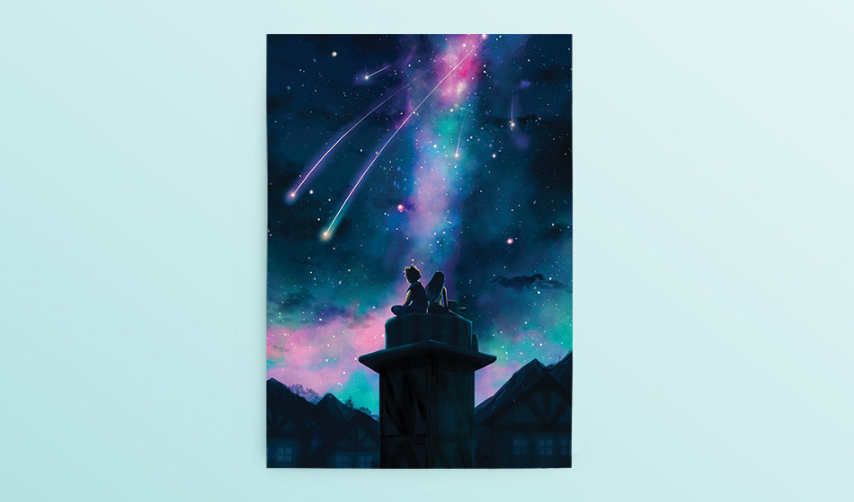 Postcard: Cloud & Tifa - Sugarmints Artstore