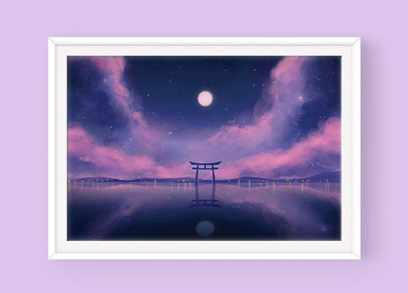 Poster: Torii Gate - Sugarmints Artstore