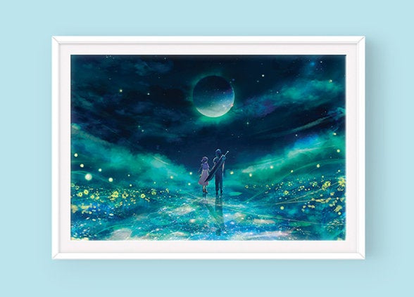 Poster: Zack & Aerith - Sugarmints Artstore
