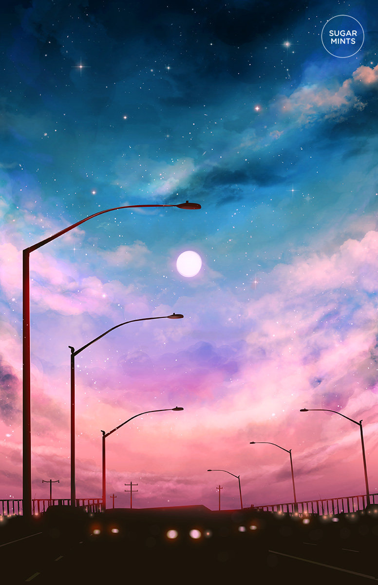 Postcard: Dawn - Sugarmints Artstore