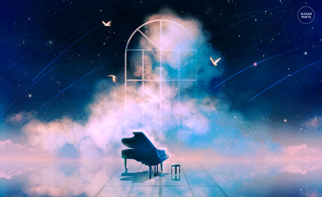 Postcard: Empty Concerto - Sugarmints Artstore