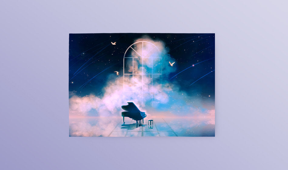 Postcard: Empty Concerto - Sugarmints Artstore