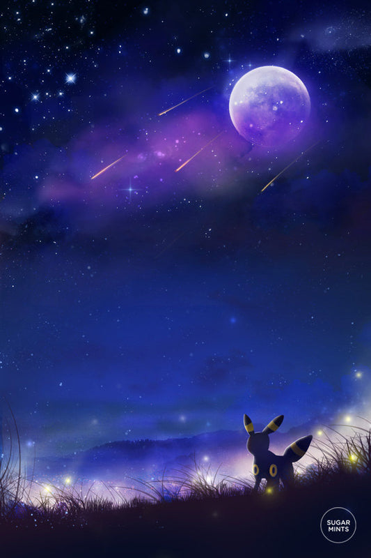 Postcard: Umbreon - Sugarmints Artstore