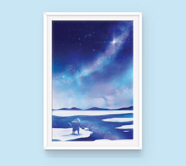 Poster: Glaceon - Sugarmints Artstore