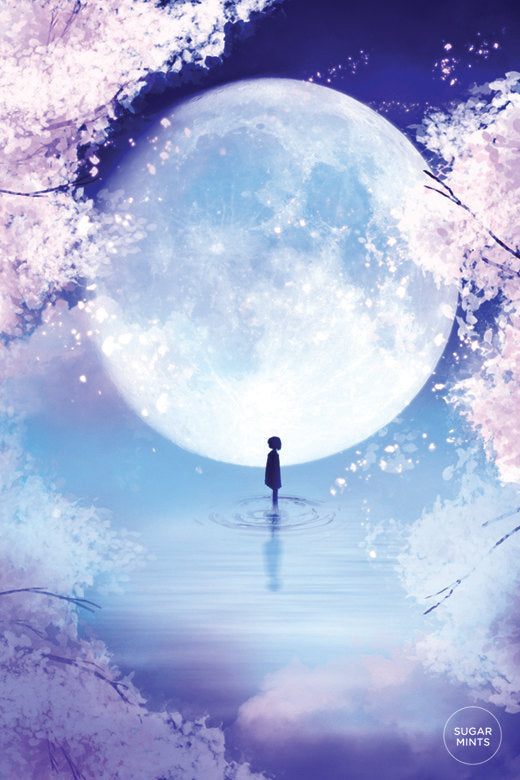 Poster: Moon Child - Sugarmints Artstore