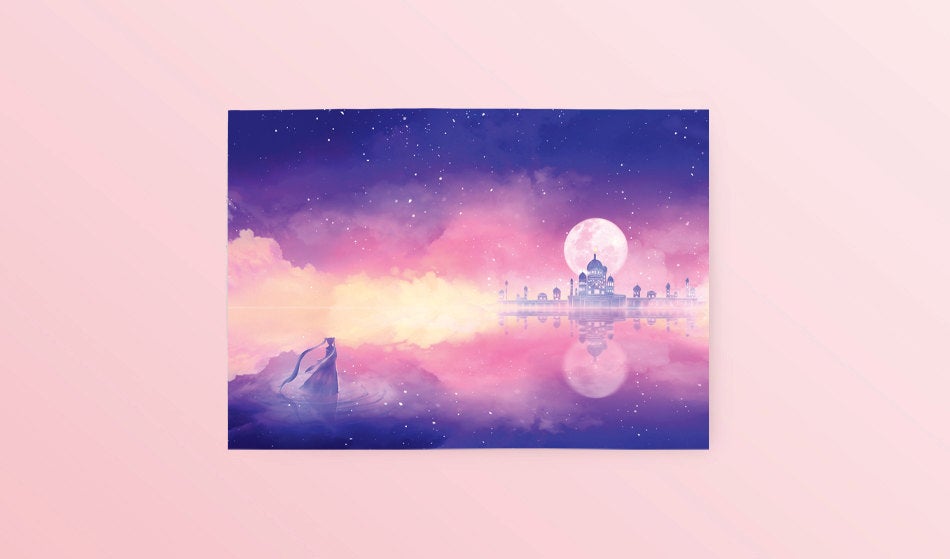 Postcard: The Silver Millennium - Sugarmints Artstore