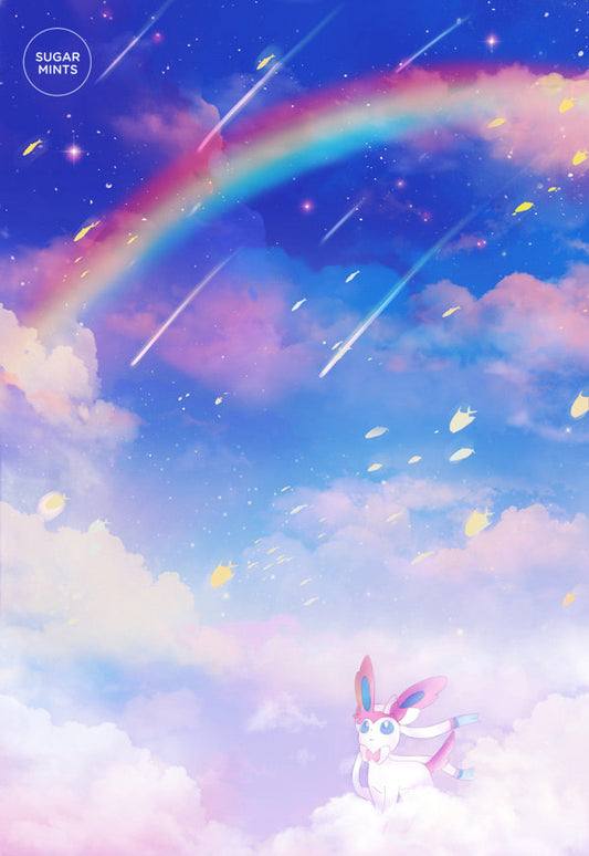Postcard: Sylveon - Sugarmints Artstore