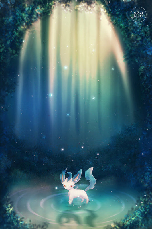 Poster: Leafeon - Sugarmints Artstore
