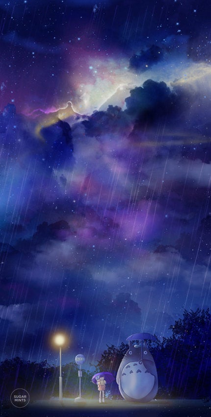 Postcard: Totoro's Universe - Sugarmints Artstore