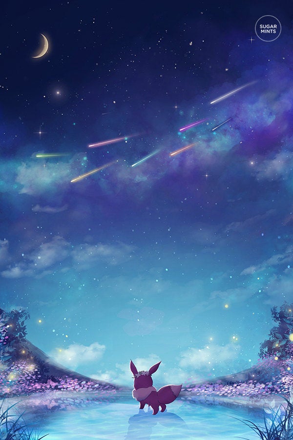 Postcard: Eevee - Sugarmints Artstore