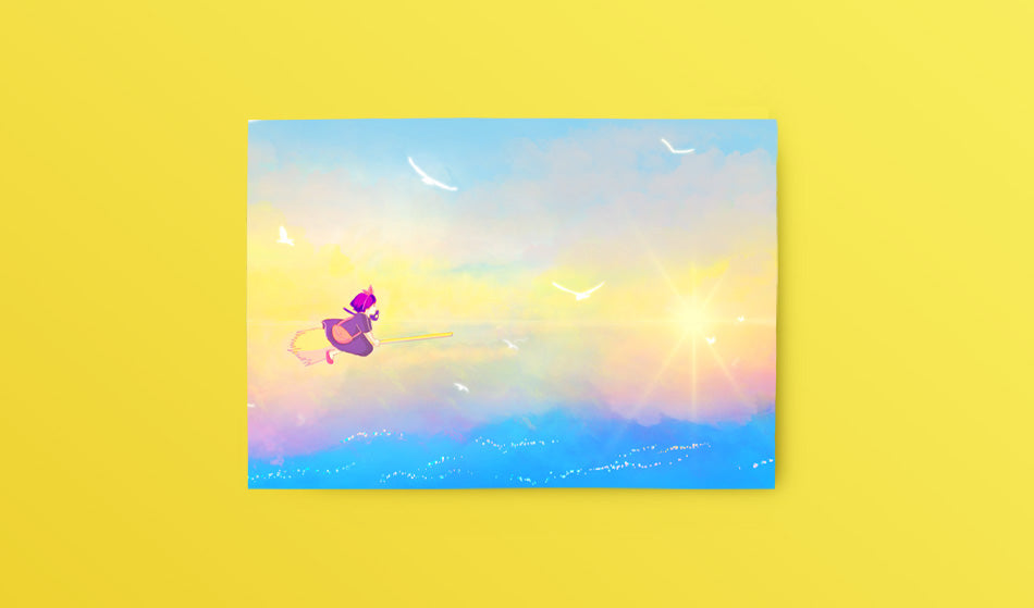 Postcard: Kiki's Delivery Service - Sugarmints Artstore