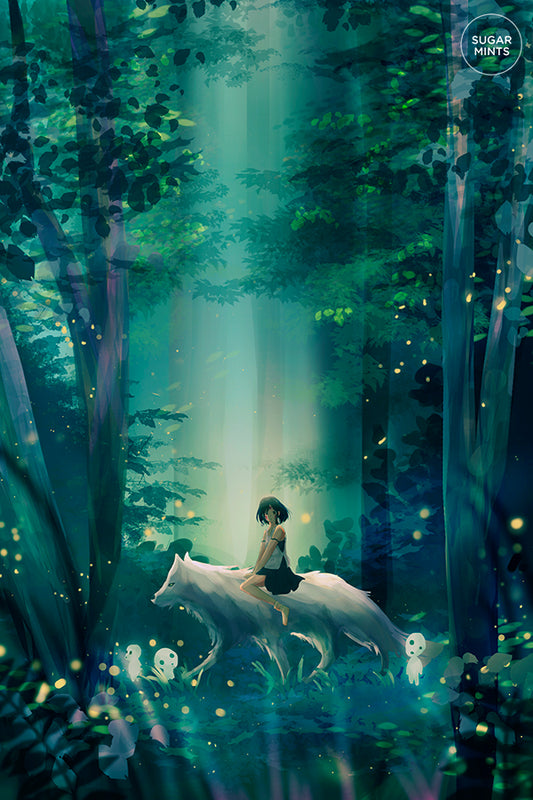 Poster: Princess Mononoke - Sugarmints Artstore