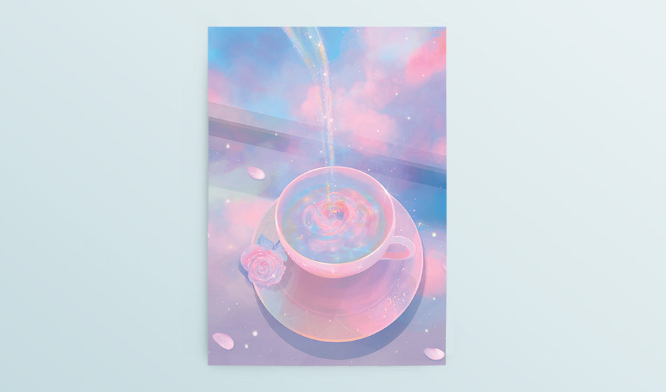 Postcard: Rose Tea