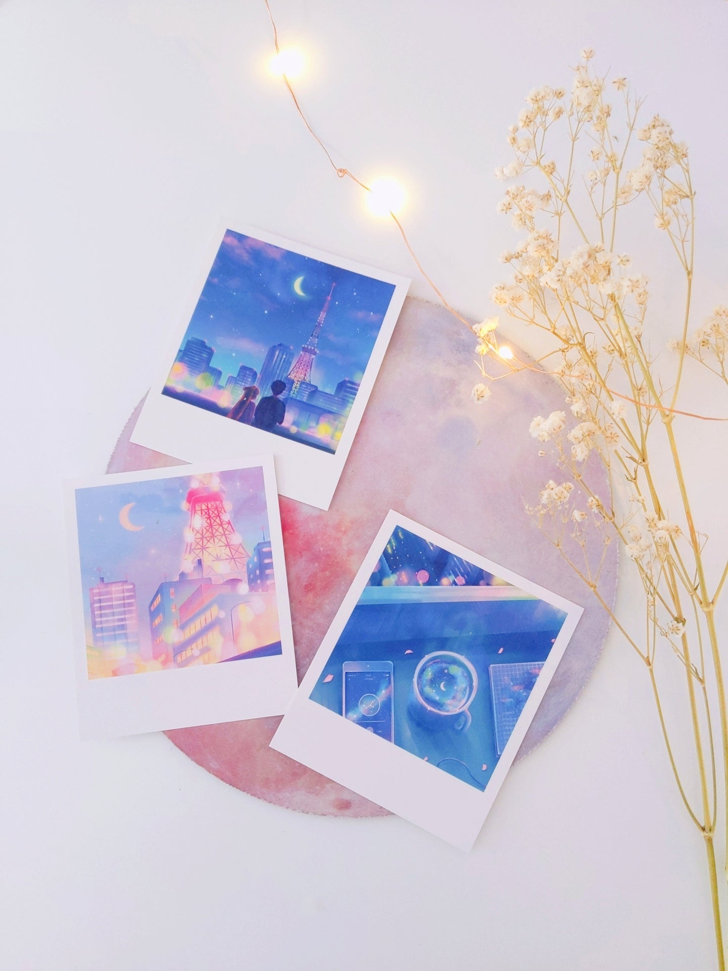 Sailor Moon Polaroid Set – Sugarmints Artstore - Main Image