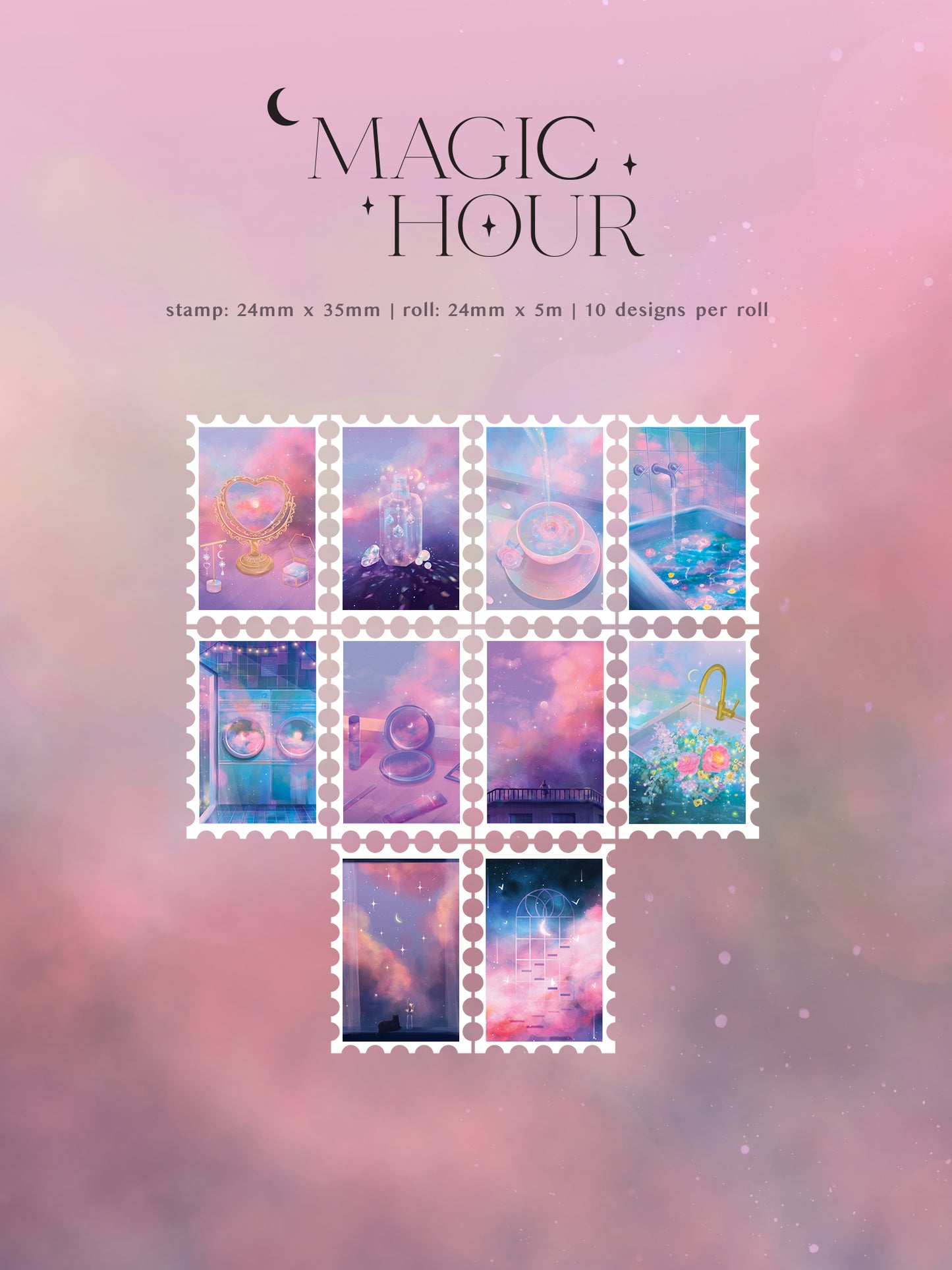 Magic Hour Stamp Washi Tape