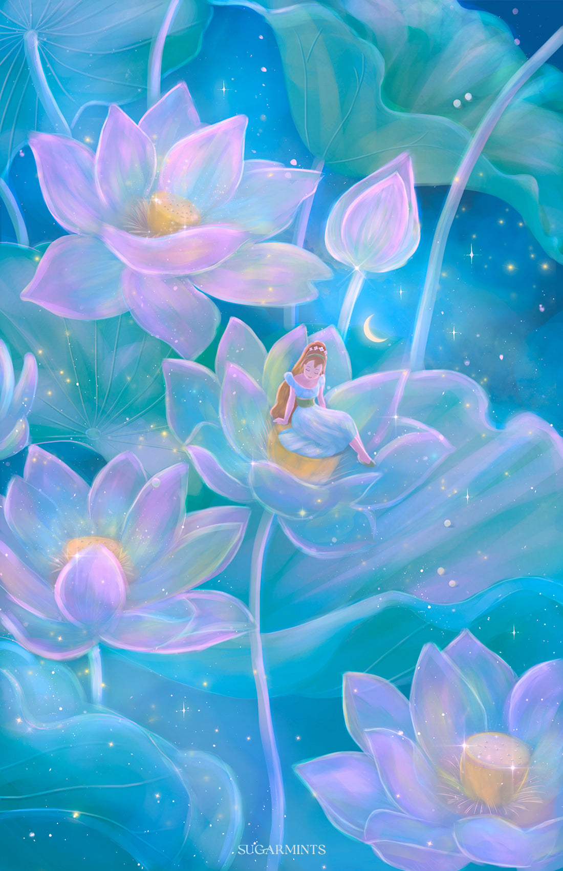 Postcard: Thumbelina
