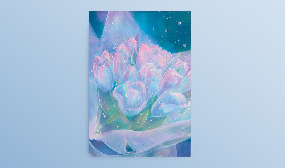 Postcard: Tulip Galaxy