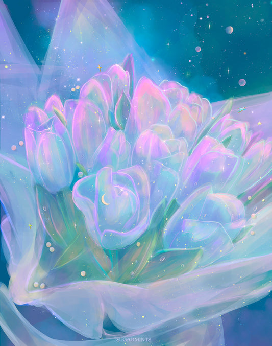 Postcard: Tulip Galaxy