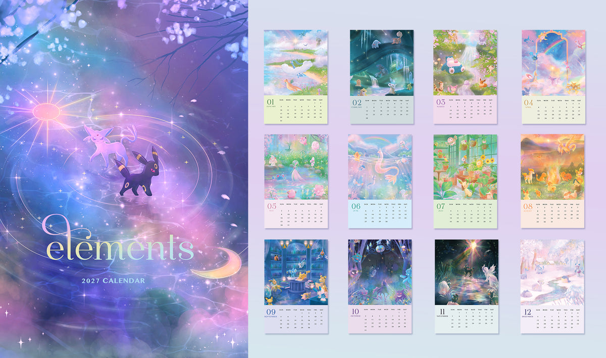 PRE-ORDER - 2027 Elements Calendar + Limited Edition Print