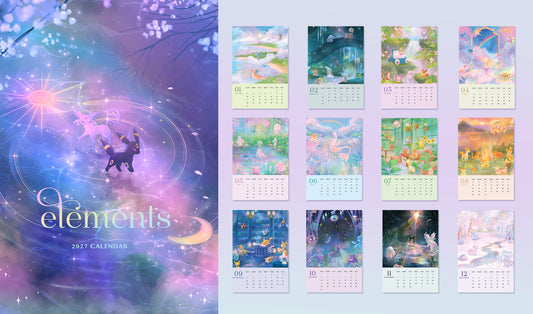 PRE-ORDER - 2027 Elements Calendar + Limited Edition Print