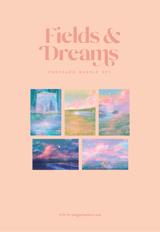 Fields & Dreams Postcard Bundle Set