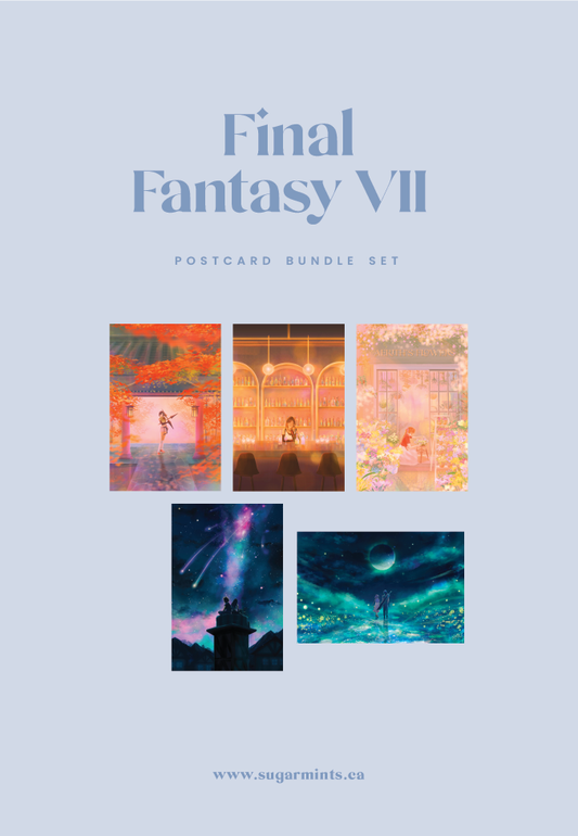 Final Fantasy VII Postcard Bundle Set