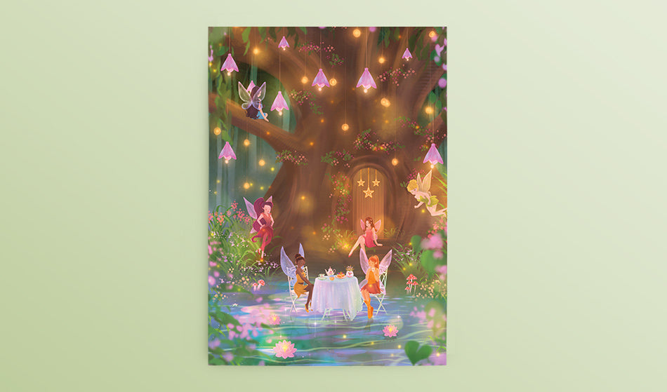 Postcard: Whimsical Fairies