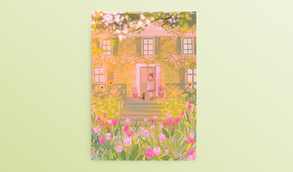 Postcard: Kiki's Garden