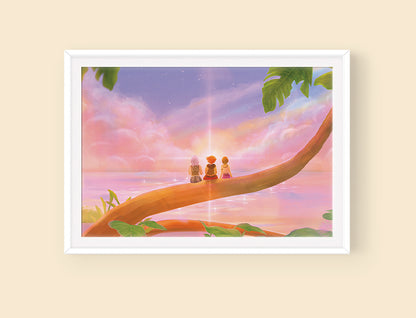 Poster: Kingdom Hearts Destiny Islands