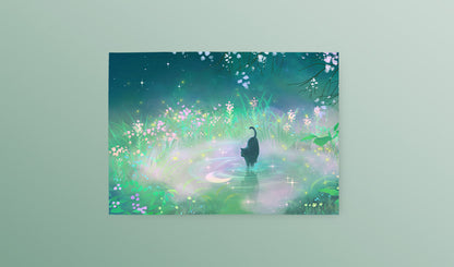 Postcard: Moonflower Pond