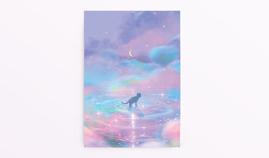 Postcard: Moon's Companion