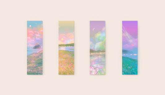 Pastel Horizons Bookmark Set