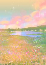 Load image into Gallery viewer, Postcard: Summer Fields
