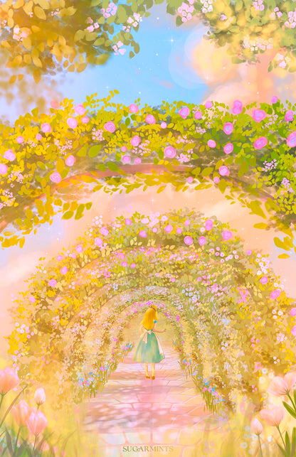 Postcard: Alice in Wonderland